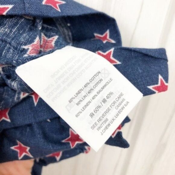 CREWCUTS Girls' Star Print Romper  - Picture 4 of 6